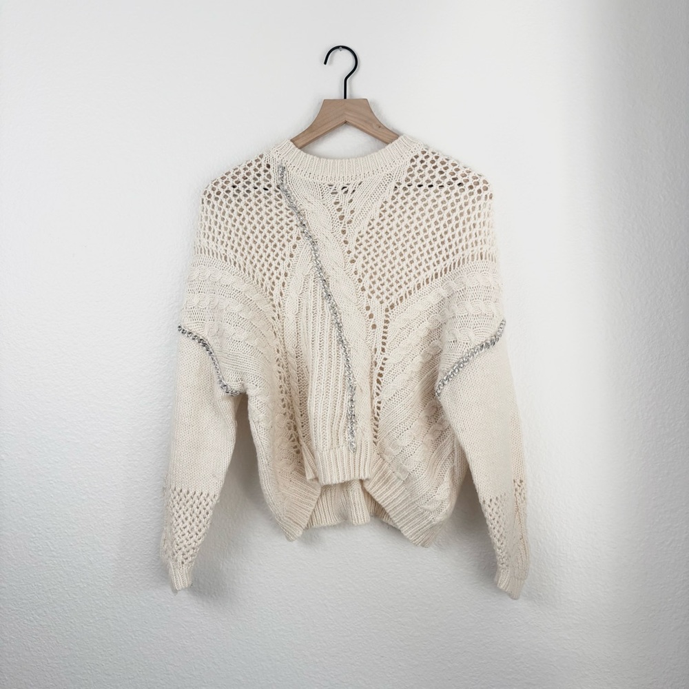 BB Dakota Cream Knit Sweater